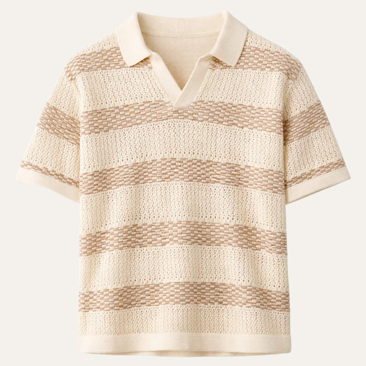 The Sorrento Men’s Short Sleeve Knit Polo Shirt