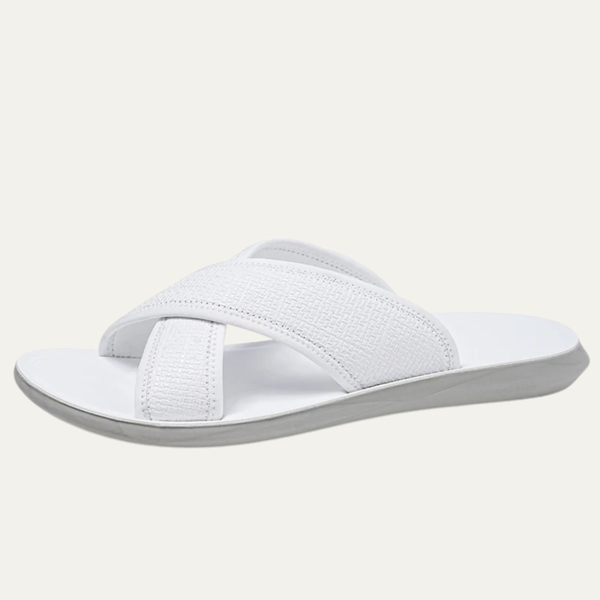 The Baveno Men’s  Open Toe Slip On Summer Slide Sandals