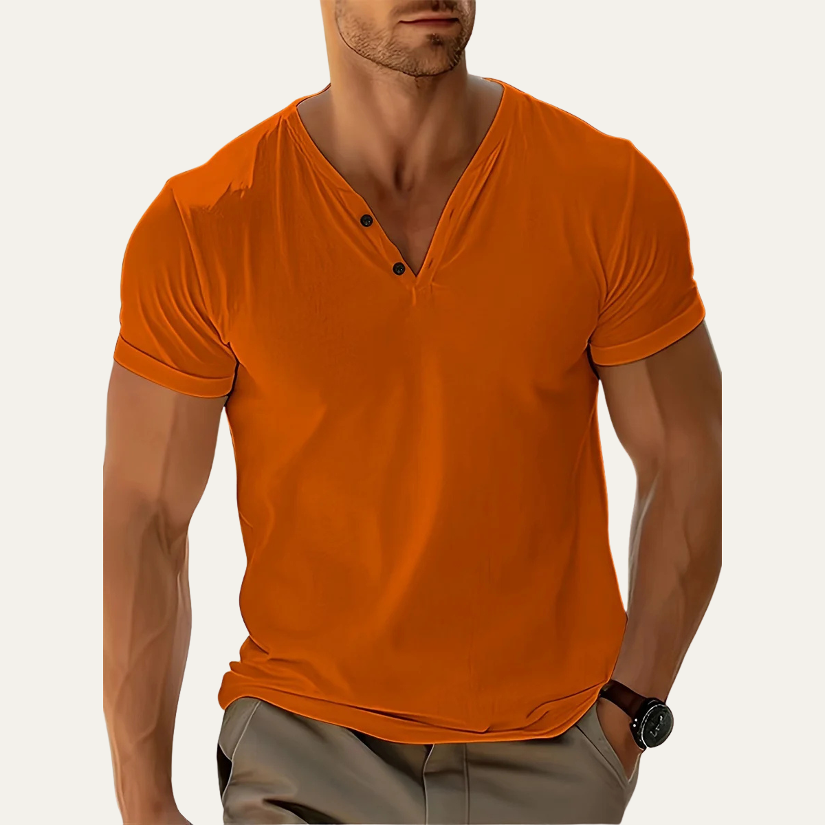The Burano Men’s Classic V Neck T Shirt