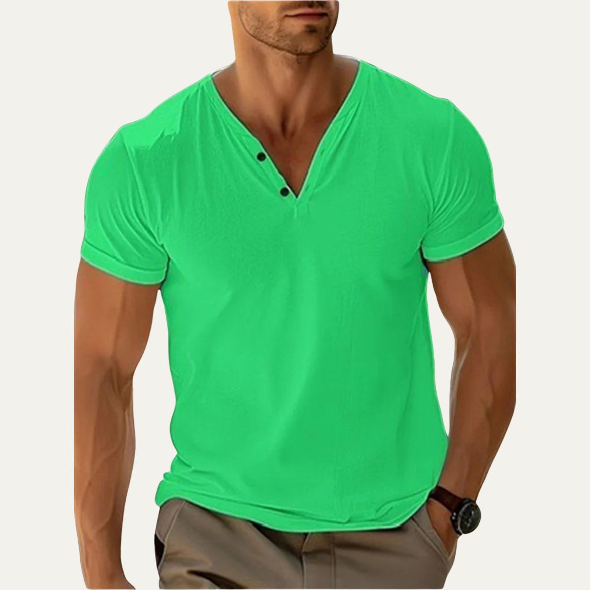 The Torino Men’s Breathable V Neck T Shirt