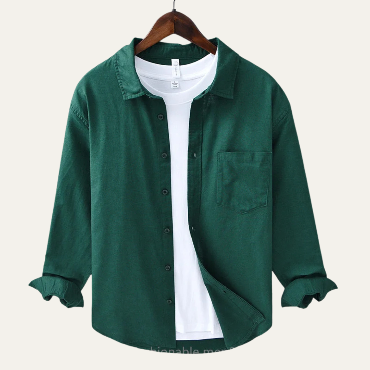 The Parma Men’s Casual Loose Fit Linen Shirt