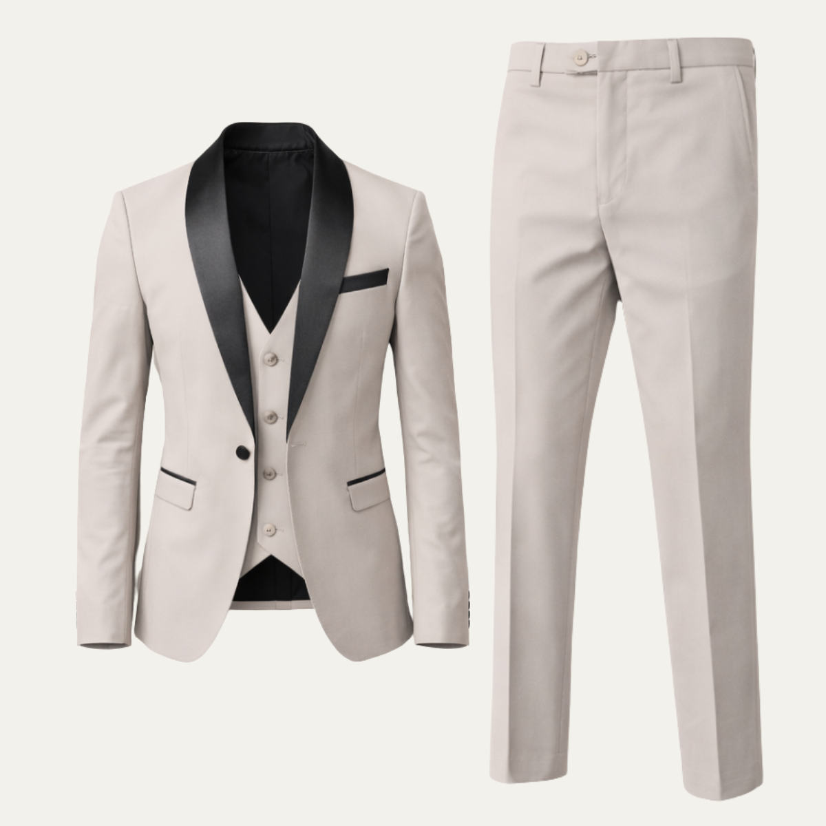 The Sarteano Men’s Formal 2 Piece Suit Set - Blazer and Trousers