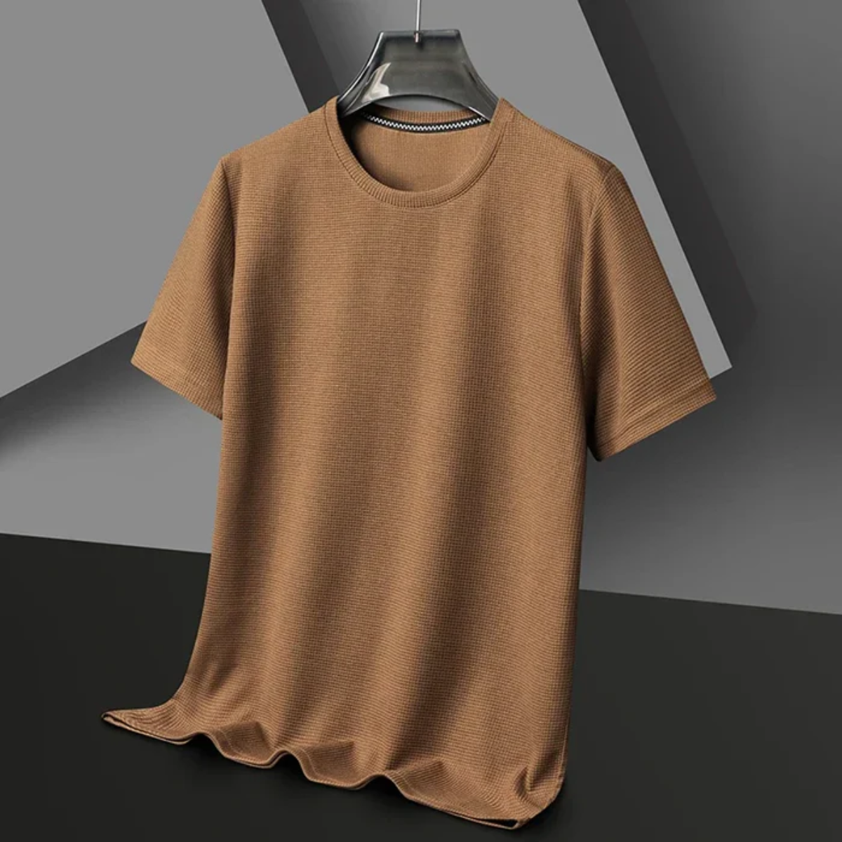 The Perugia Men’s Lightweight Textured Casual T Shirt