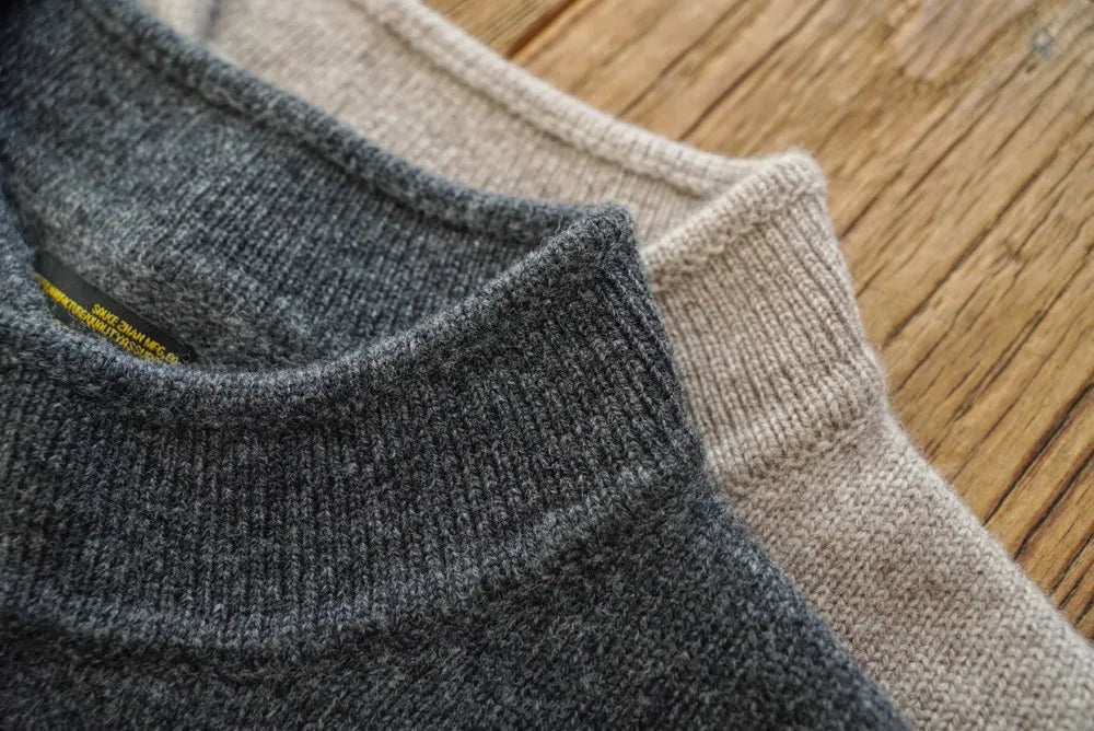 The Masham Men's Henley Knit Jumper with Button Neck