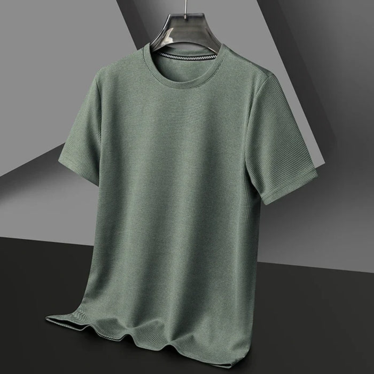 The Perugia Men’s Lightweight Textured Casual T Shirt