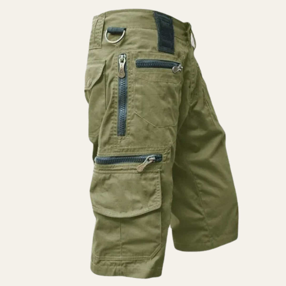 The Montepulciano Men’s Loose Fit Multi Pocket Casual Cargo Shorts