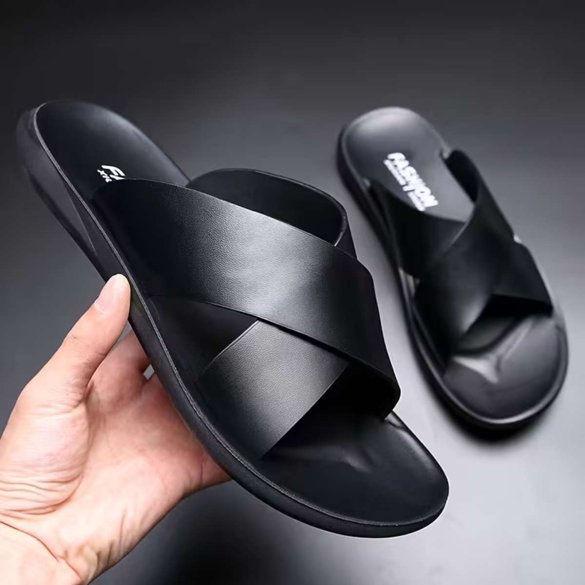 The Taormina Men’s Comfortable Street Style Slide Sandals