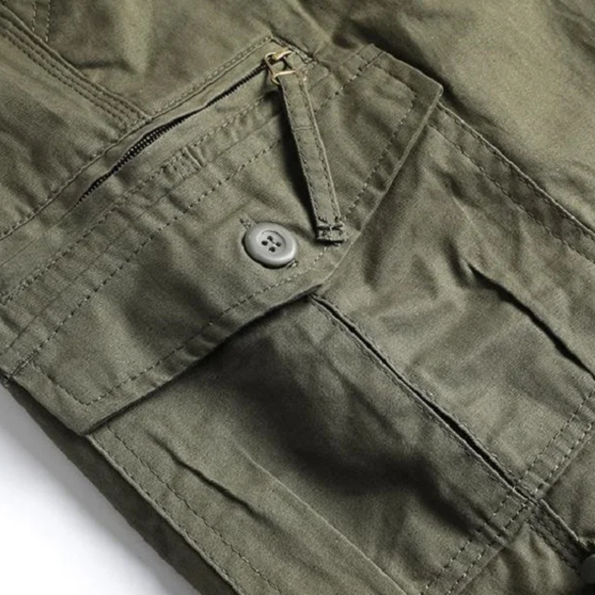 The Paddington Men’s 100% Cotton Cargo Shorts with Pockets