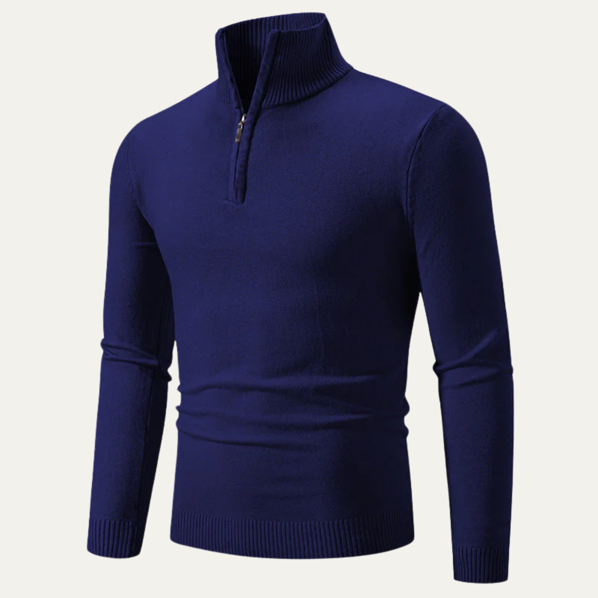 Men’s Slim Fit Half Zip Knit Jumper