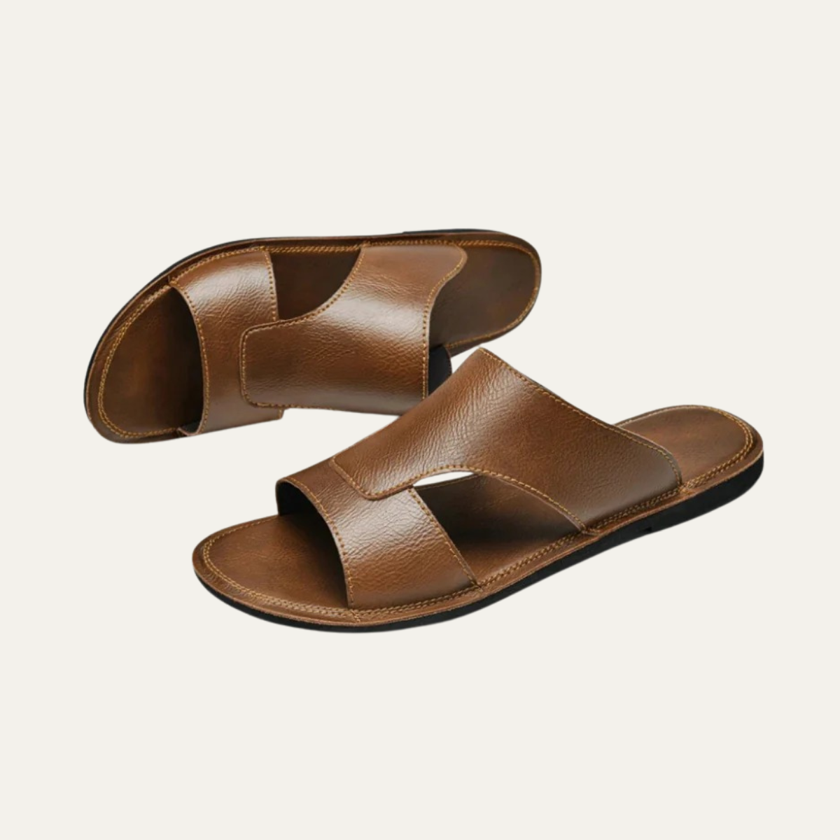 The Montalcino Men's Classic Rubber Sole Summer Sandals
