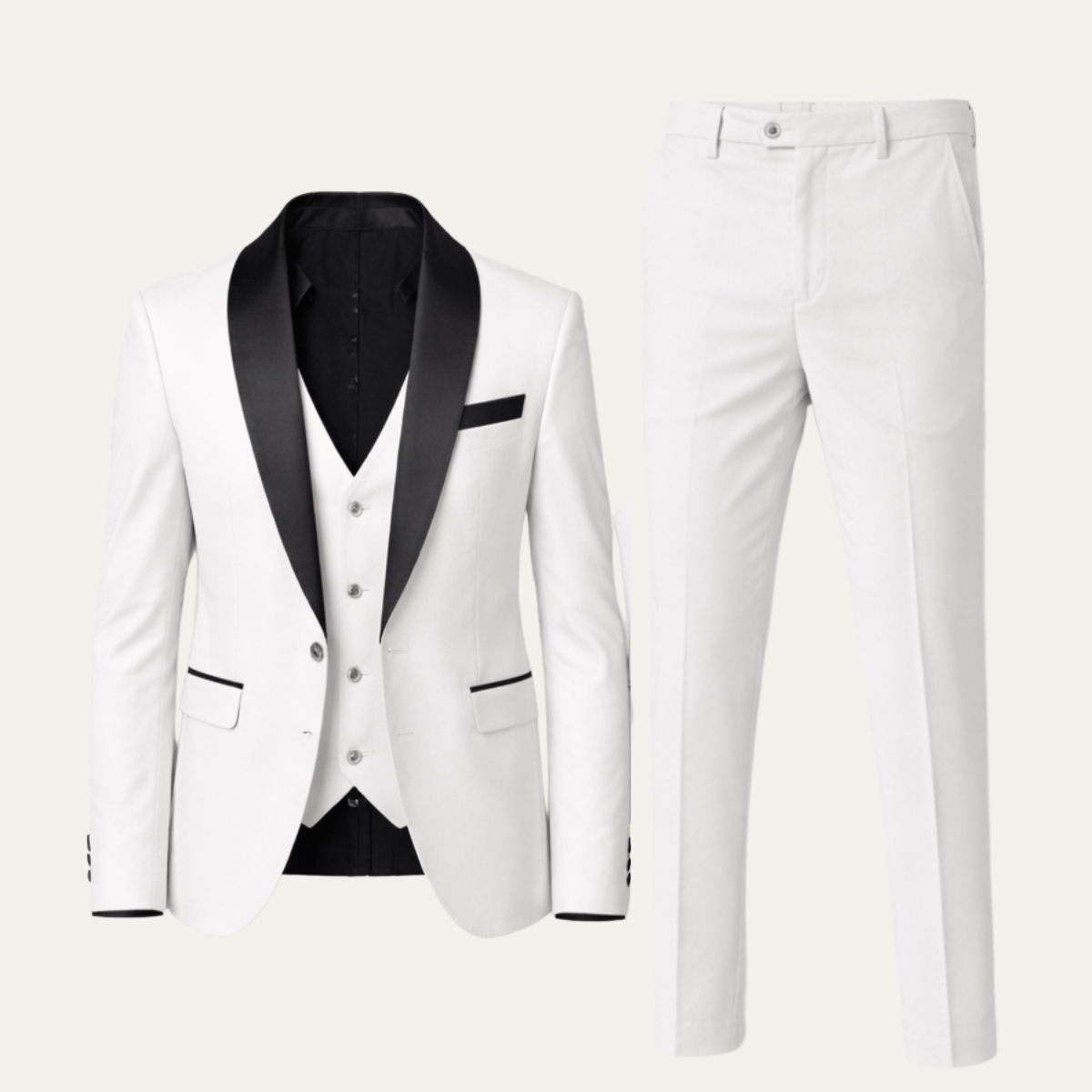 The Cetona Men’s Business 2 Piece Suit Set - Blazer and Trousers