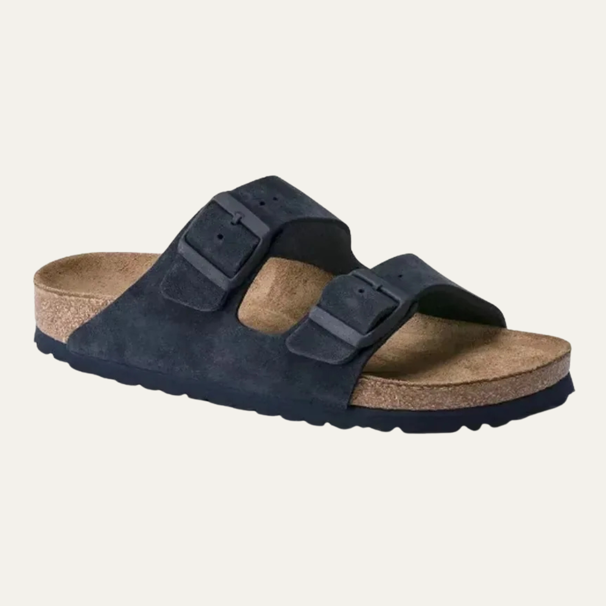 Men's Trendy Leather Slippers with Adjustable Buckles