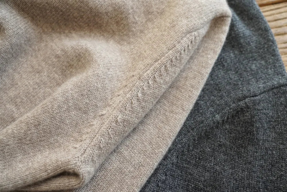 The Masham Men's Henley Knit Jumper with Button Neck