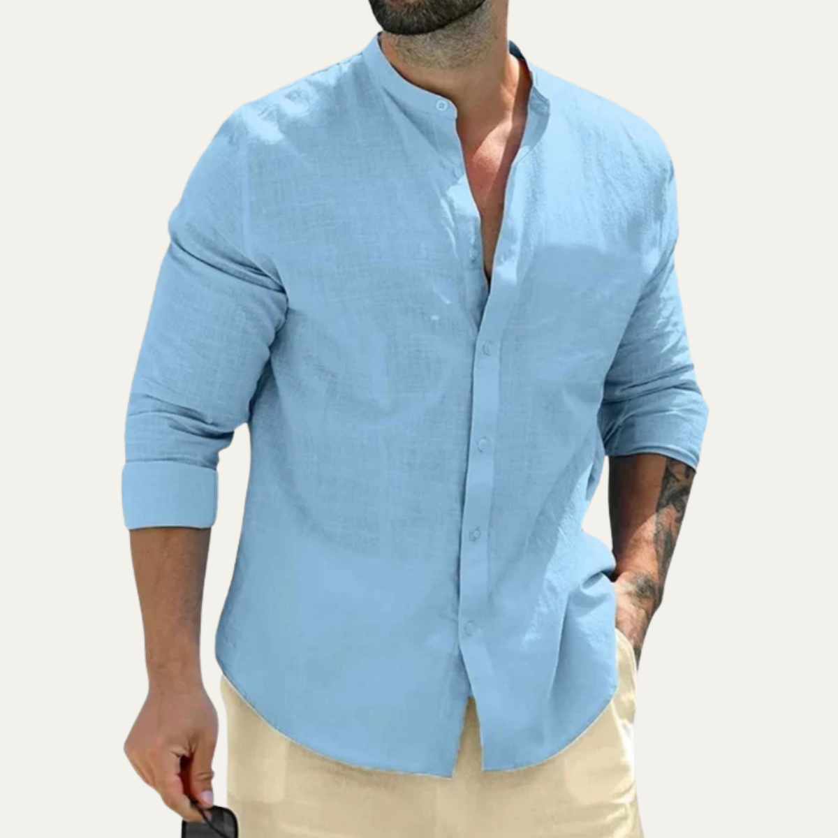 The Assisi Men’s Smart Casual Button Up Collar Shirt