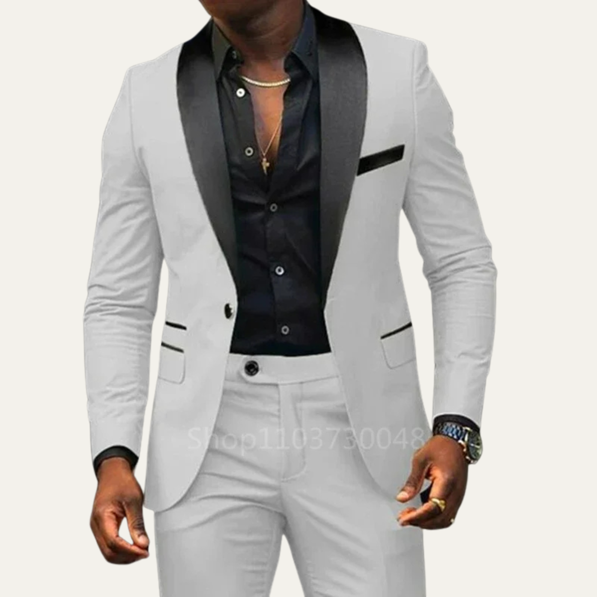 The Cetona Men’s Business 2 Piece Suit Set - Blazer and Trousers