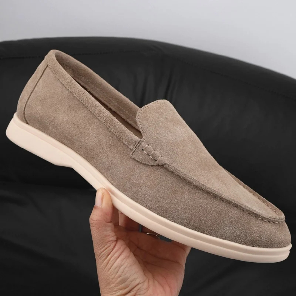 The Como Men's Suede Leather Comfort Loafers