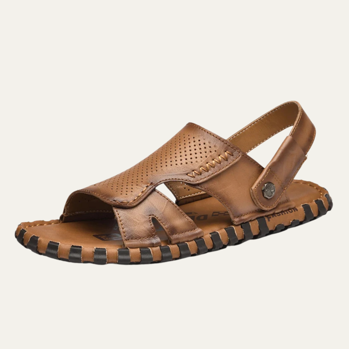 The Assisi Men’s Open Toe Slingback Leather Outdoor Sandals