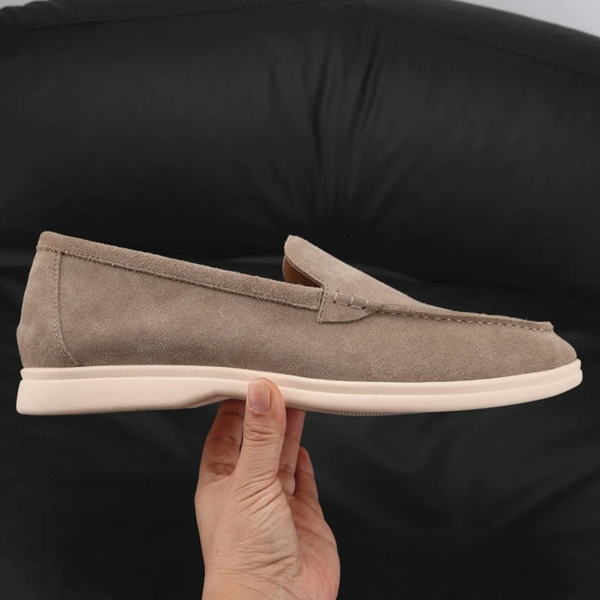 The Como Men's Suede Leather Comfort Loafers