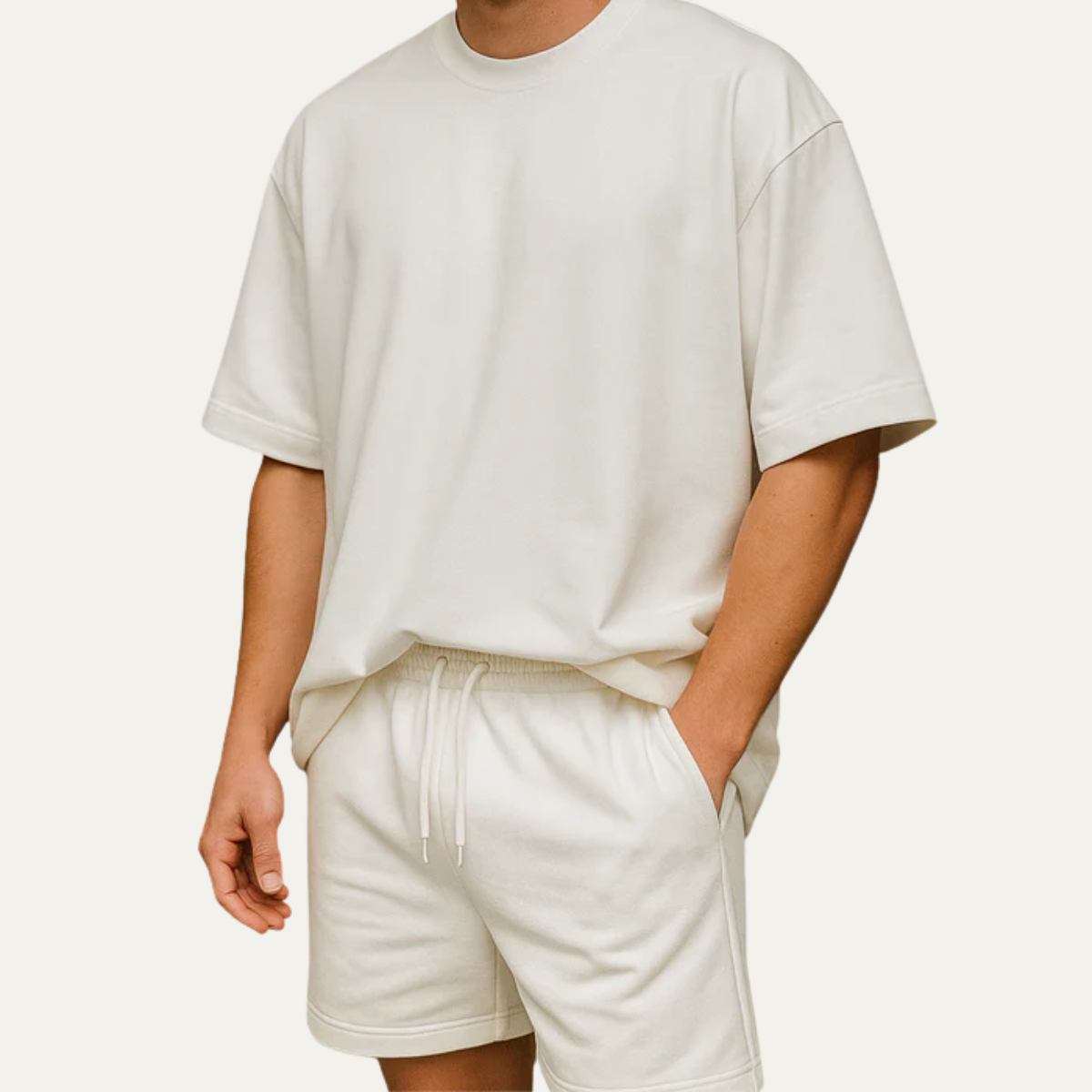 The Barbaresco Men’s Casual Summer Lounge Outfit - T Shirt & Shorts Co Ord Set