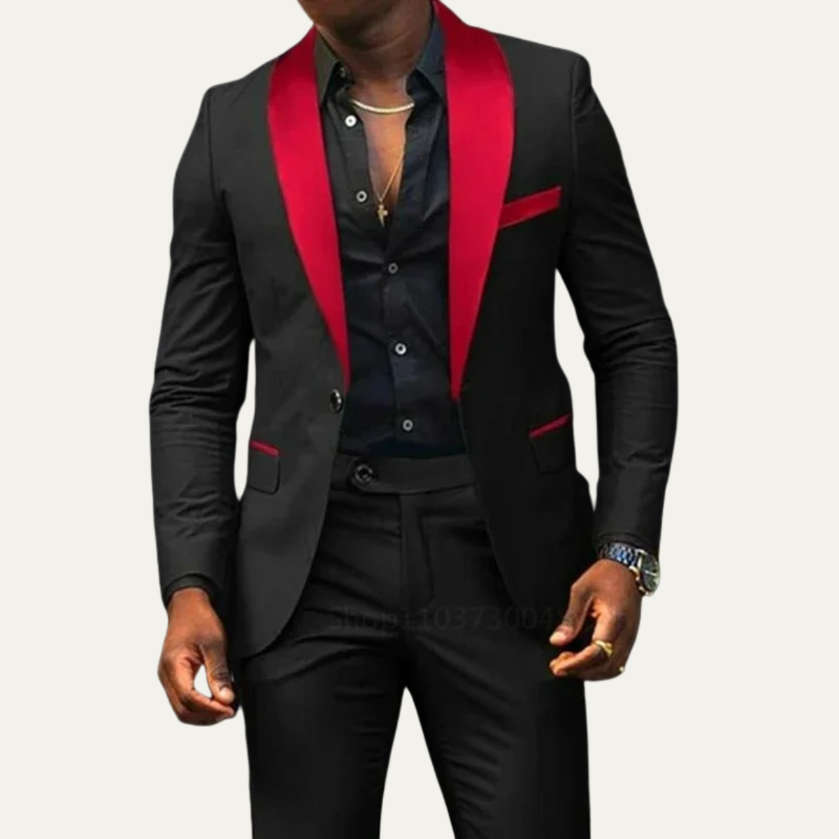 The Cetona Men’s Business 2 Piece Suit Set - Blazer and Trousers