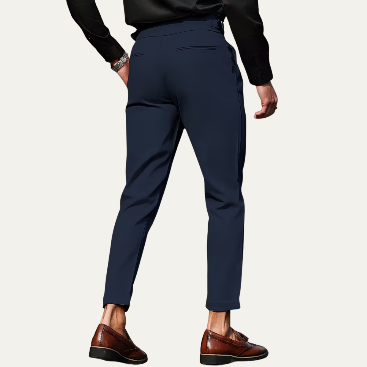 The Fremantle Men’s Tailored Business Slim Fit Dress Trousers