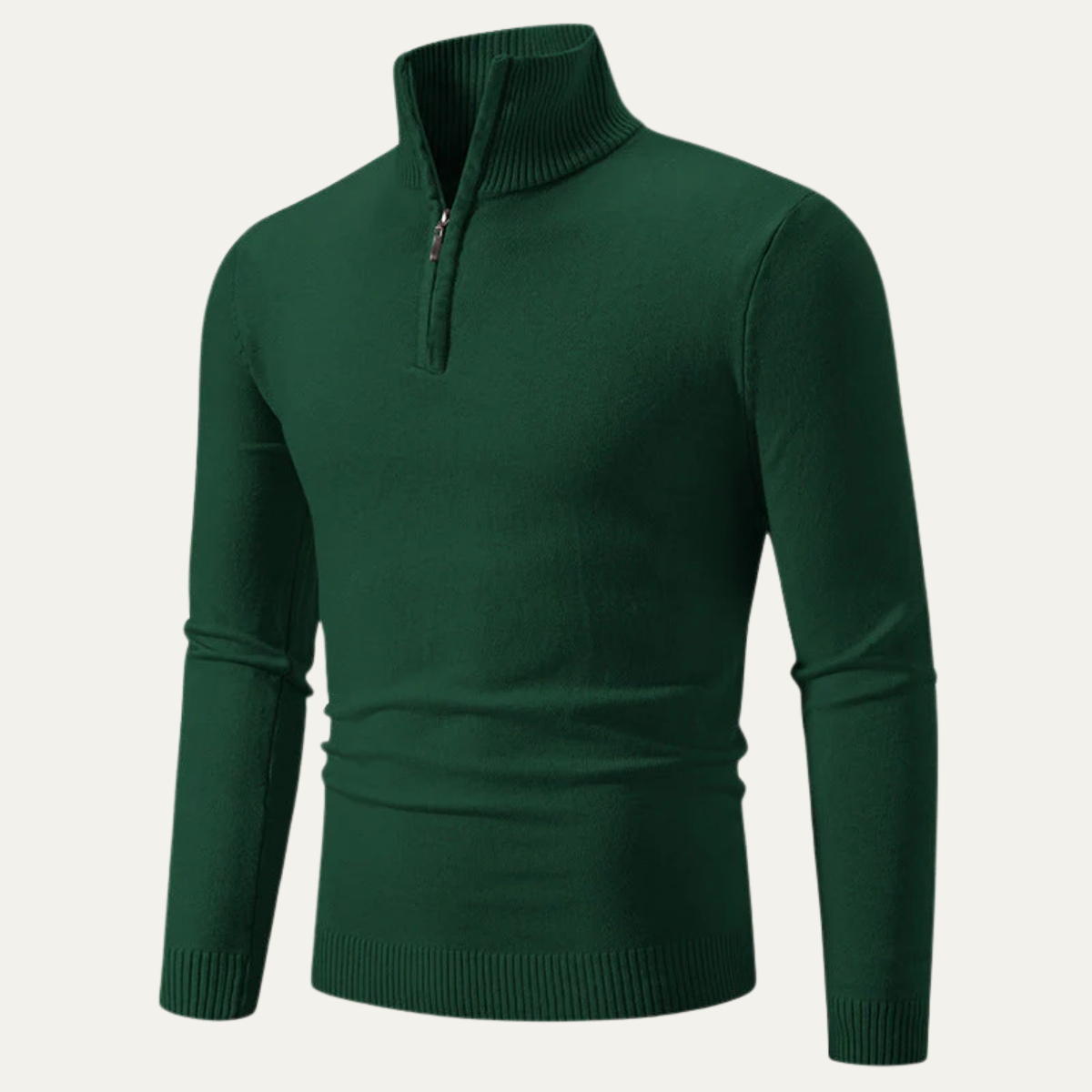 Men’s Slim Fit Half Zip Knit Jumper