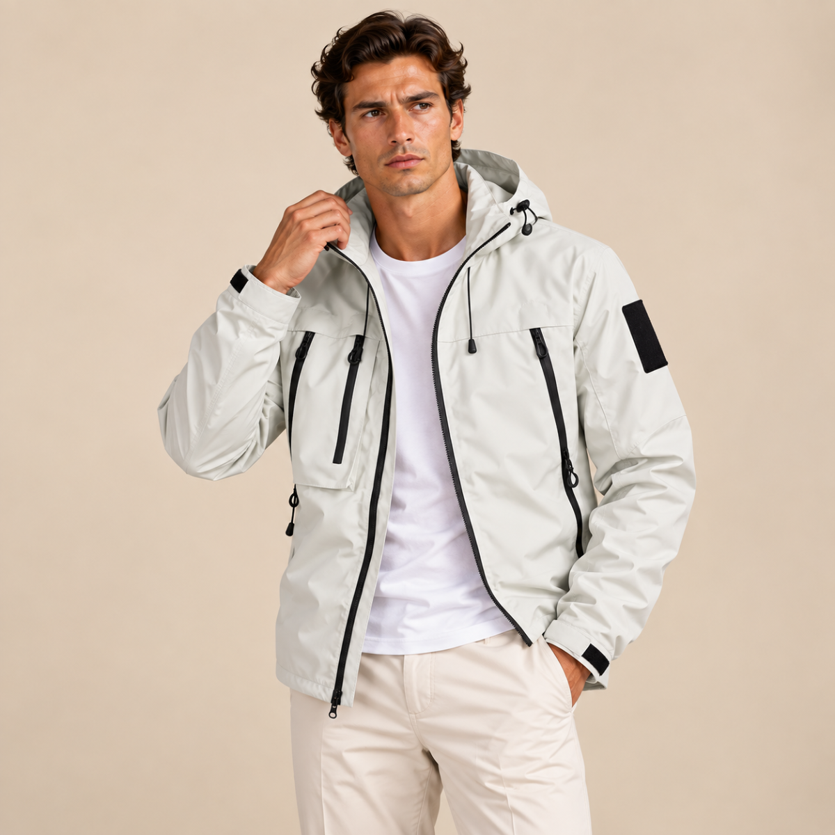 Men’s Lightweight Hooded Outdoor Jacket