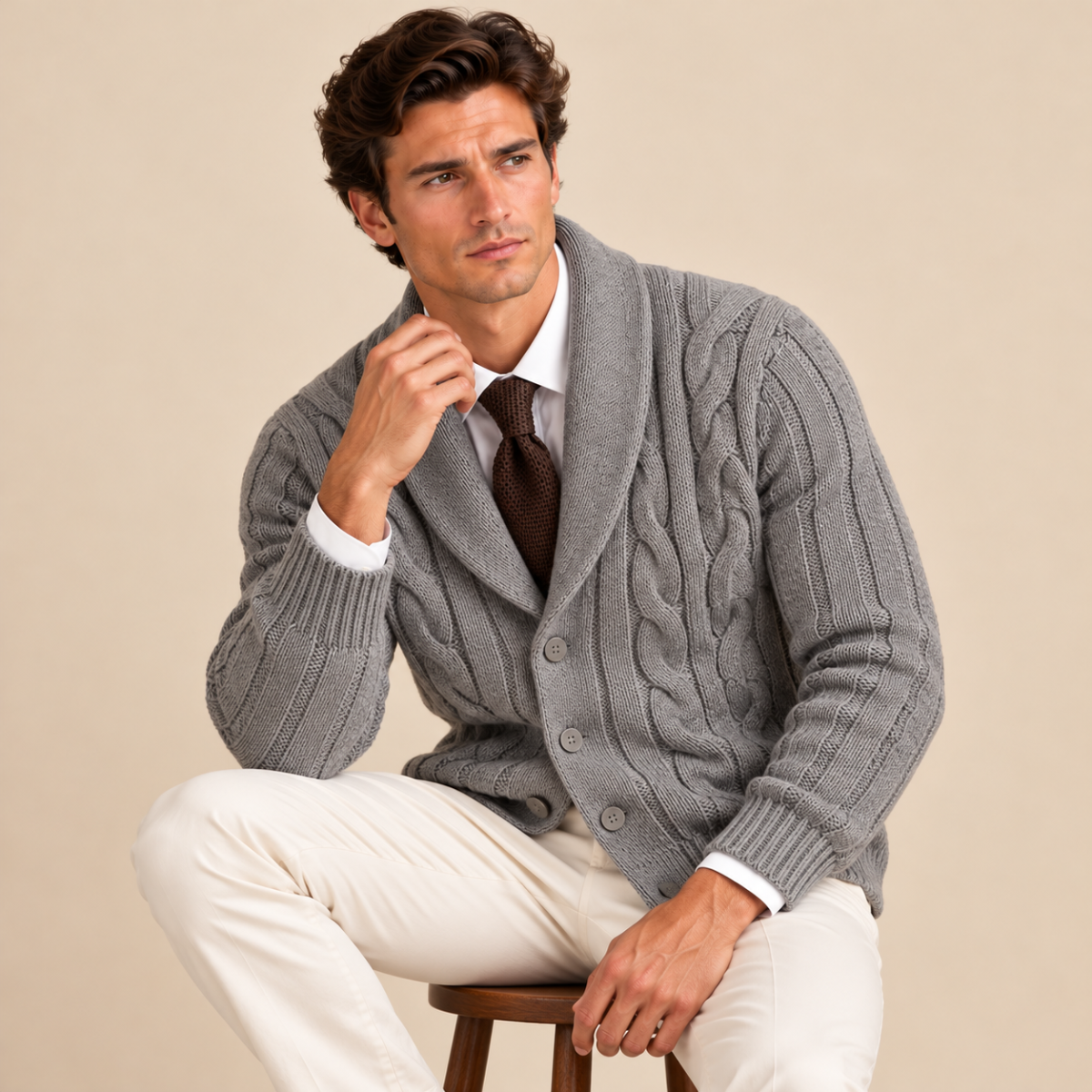 Kensington Men's Knitted Cardigan