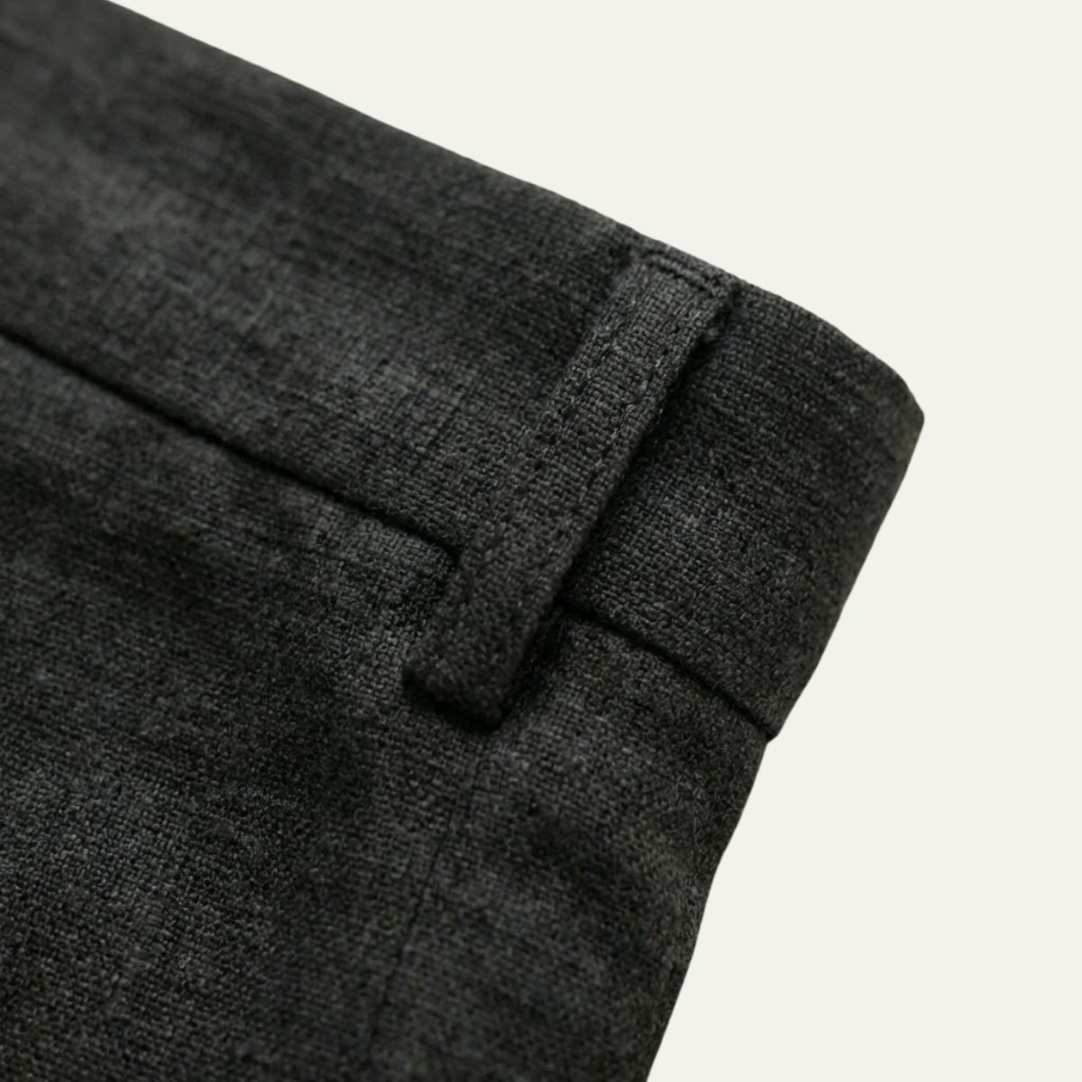 Men’s Linen Casual Shorts – Lightweight Summer Folded Hem Outdoor Shorts