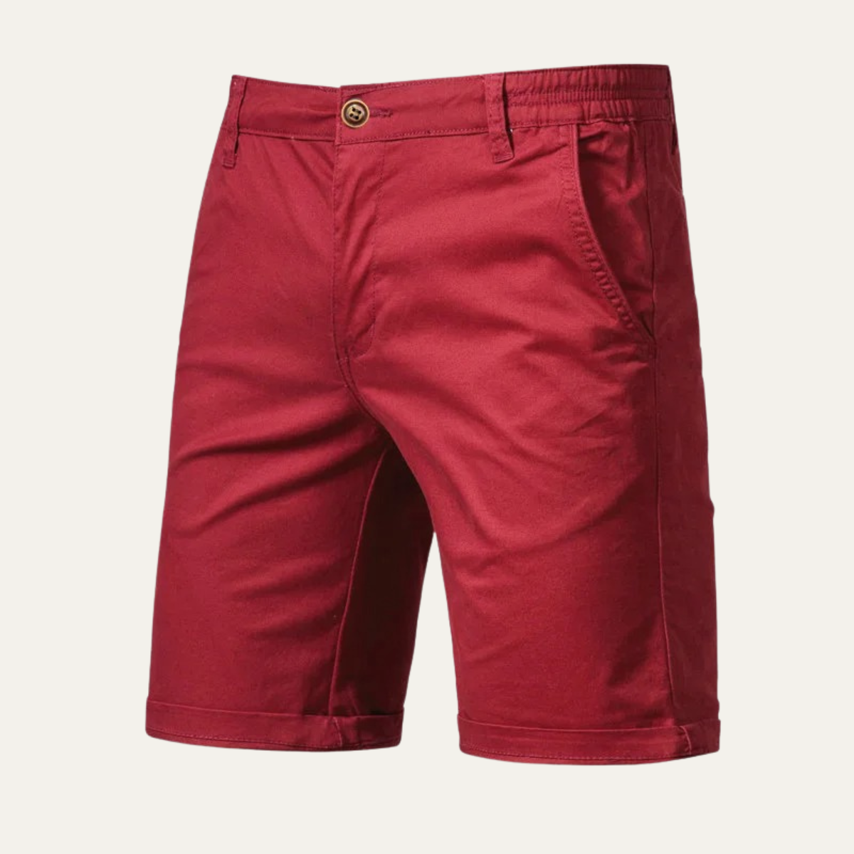 Men’s Summer Chino Shorts – Cotton Stretch Stylish Beach Shorts