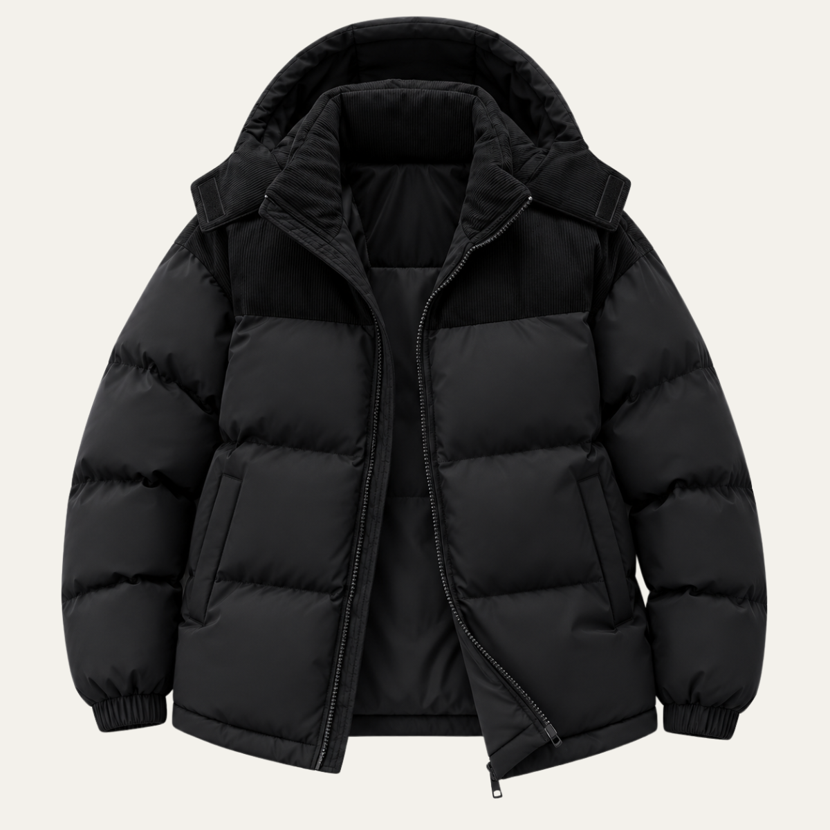 The Totnes Men's Quilted Hooded Puffer Jacket