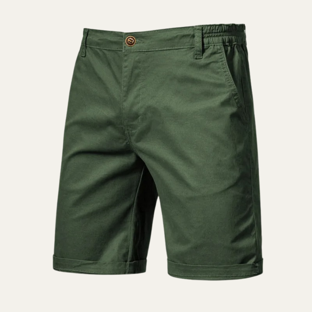 Men’s Summer Chino Shorts – Cotton Stretch Casual Beach Shorts