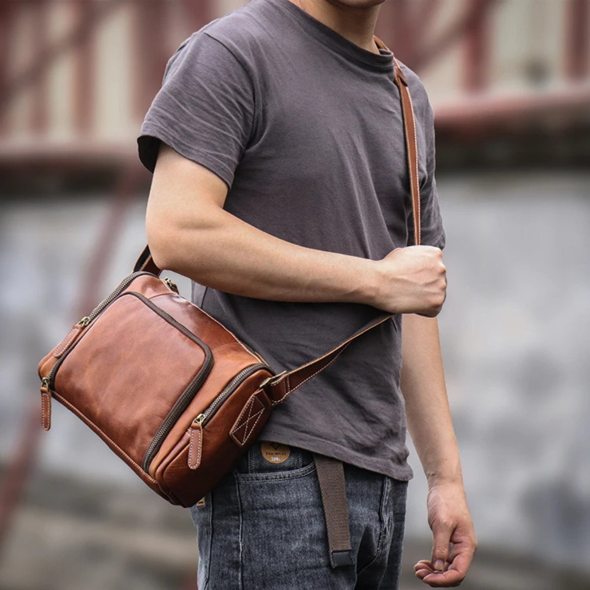 Men’s Vintage Crossbody Shoulder Bag