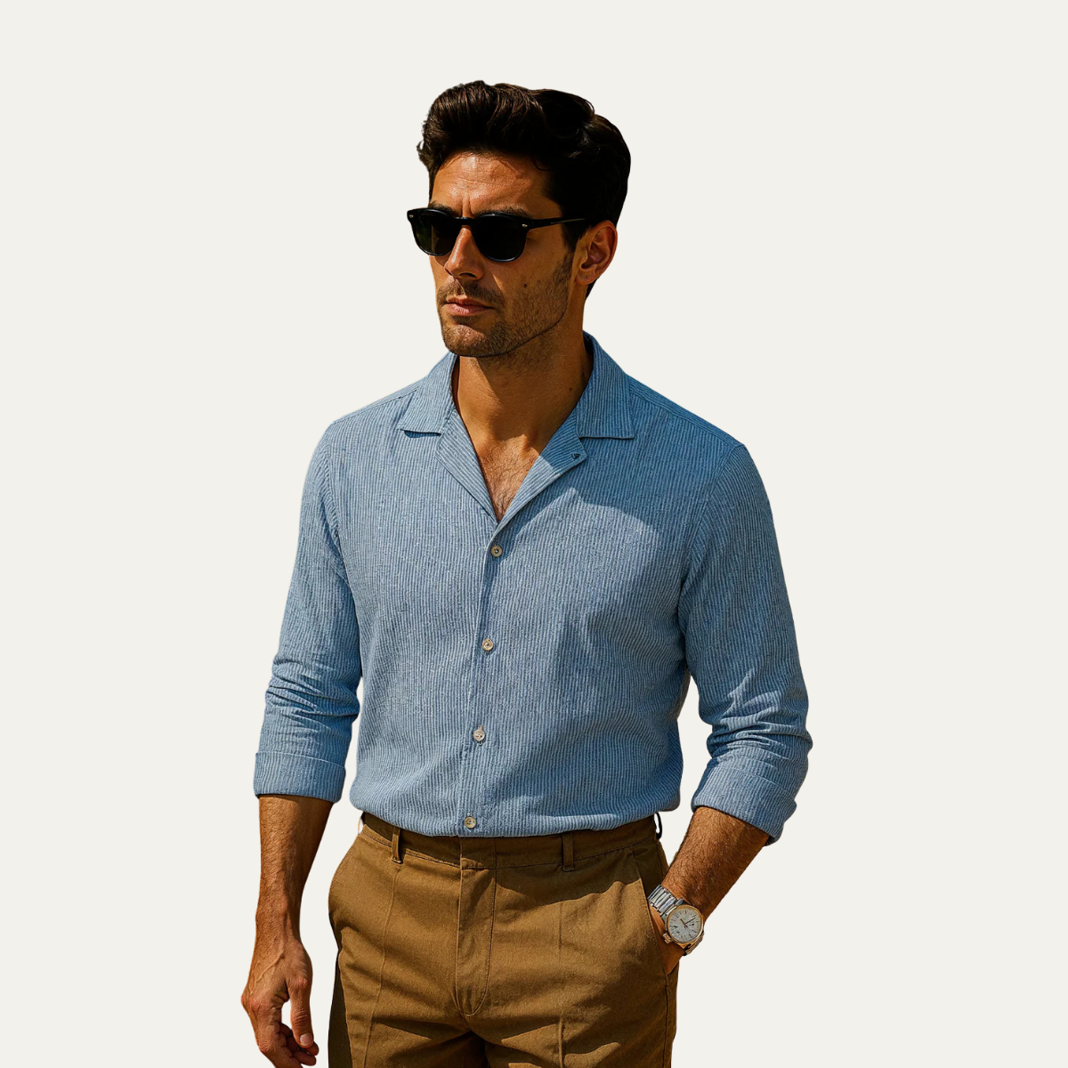 The Crema Men's Long Sleeve Shirt