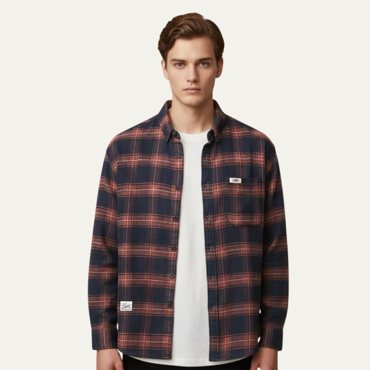 The Como Men’s Plaid Overshirt Jacket