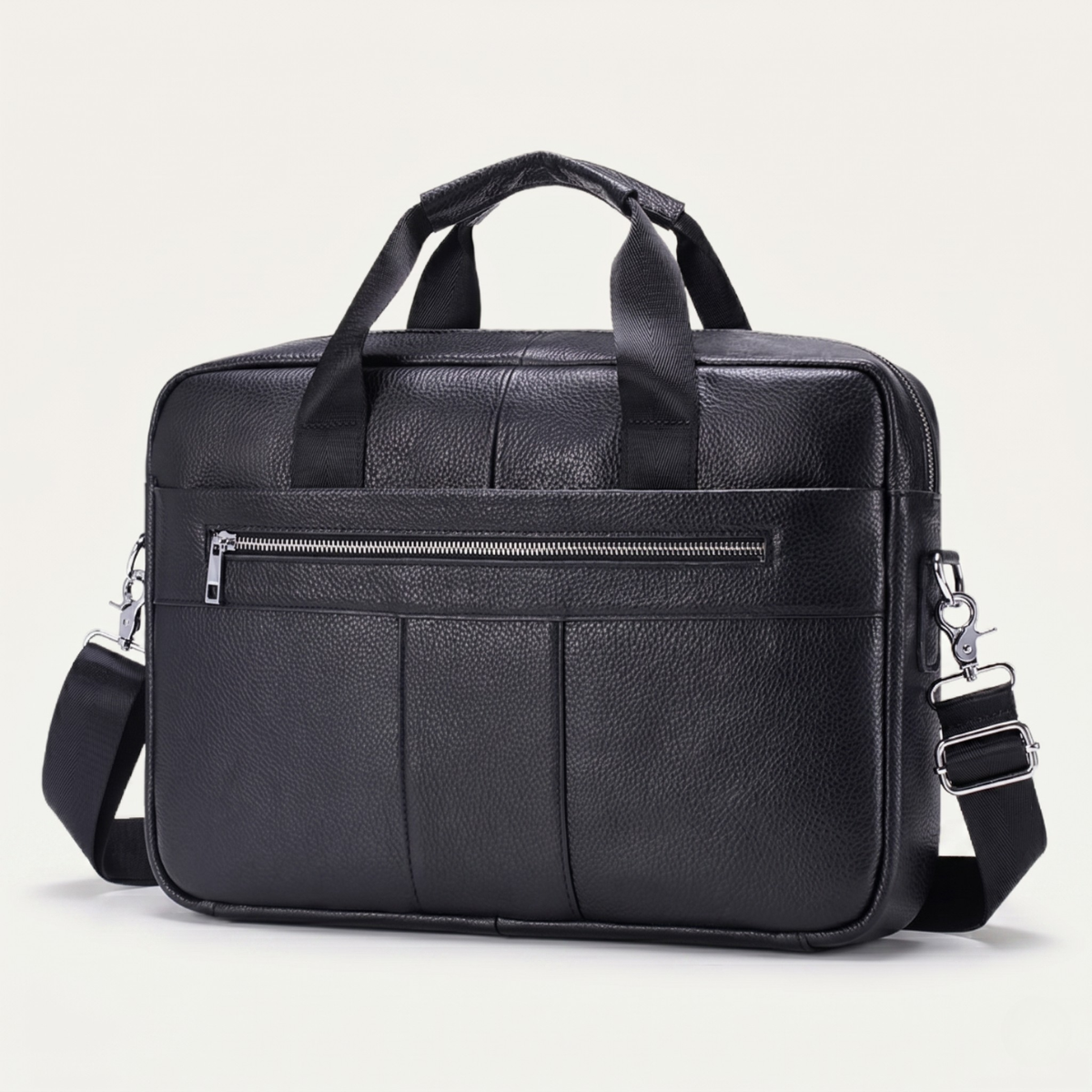 Men’s Genuine Leather Business Shoulder Bag