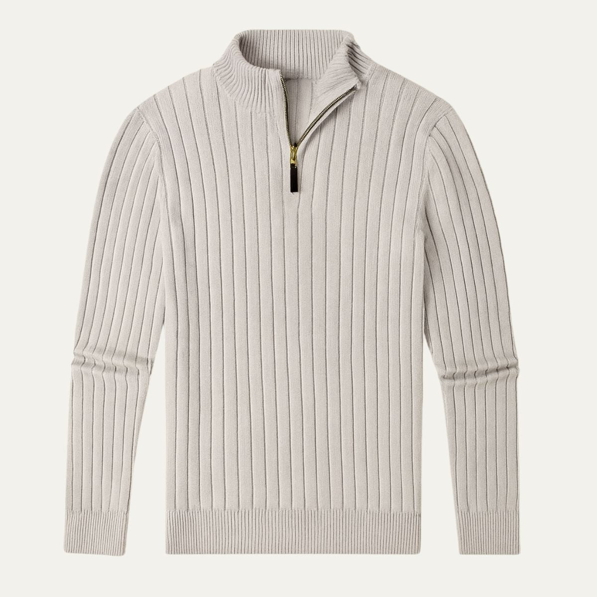 Quarter Zip Jumper for Men - Old Money
