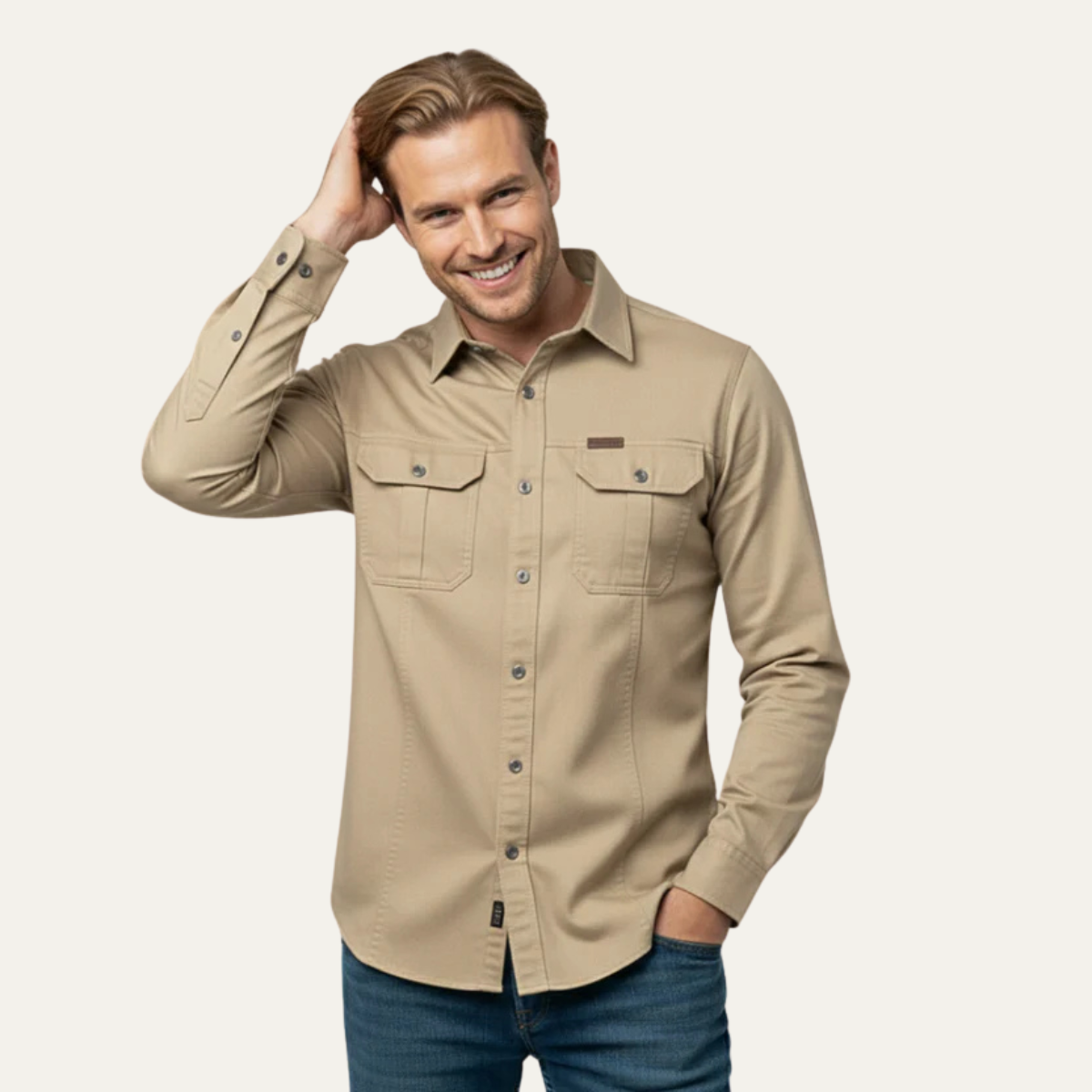 The Milano Men’s Casual Long Sleeve Shirt