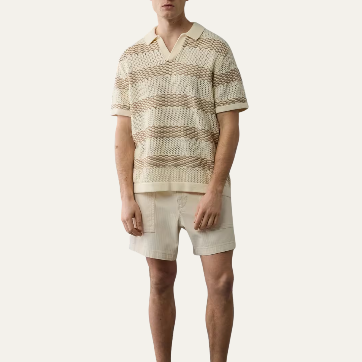 The Sorrento Men’s Short Sleeve Knit Polo Shirt