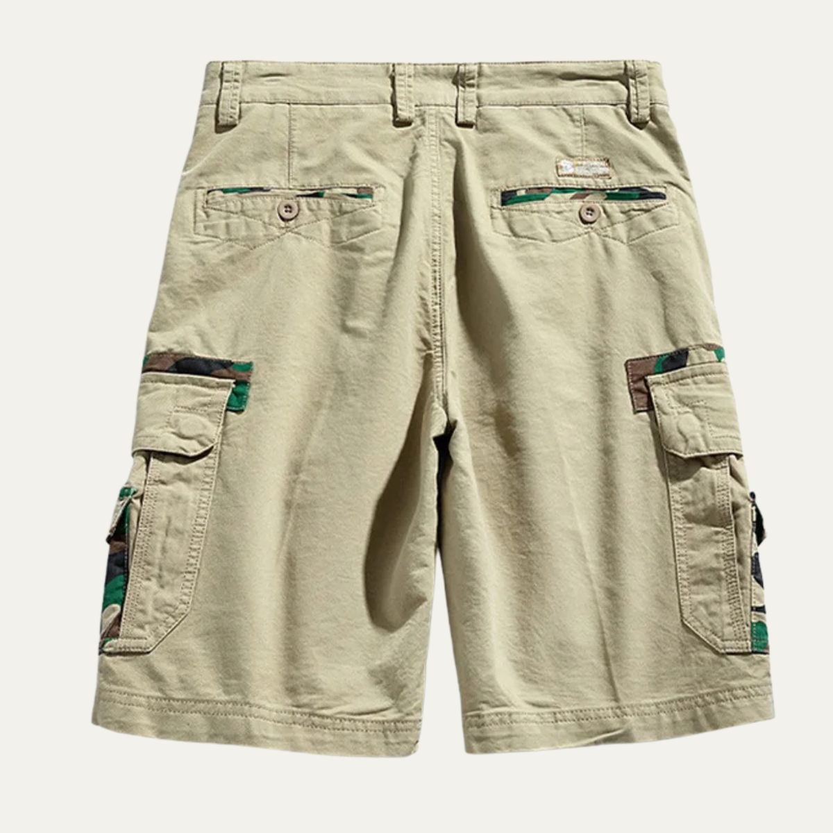 The York Men’s 100% Cotton Cargo Shorts with Side Pockets