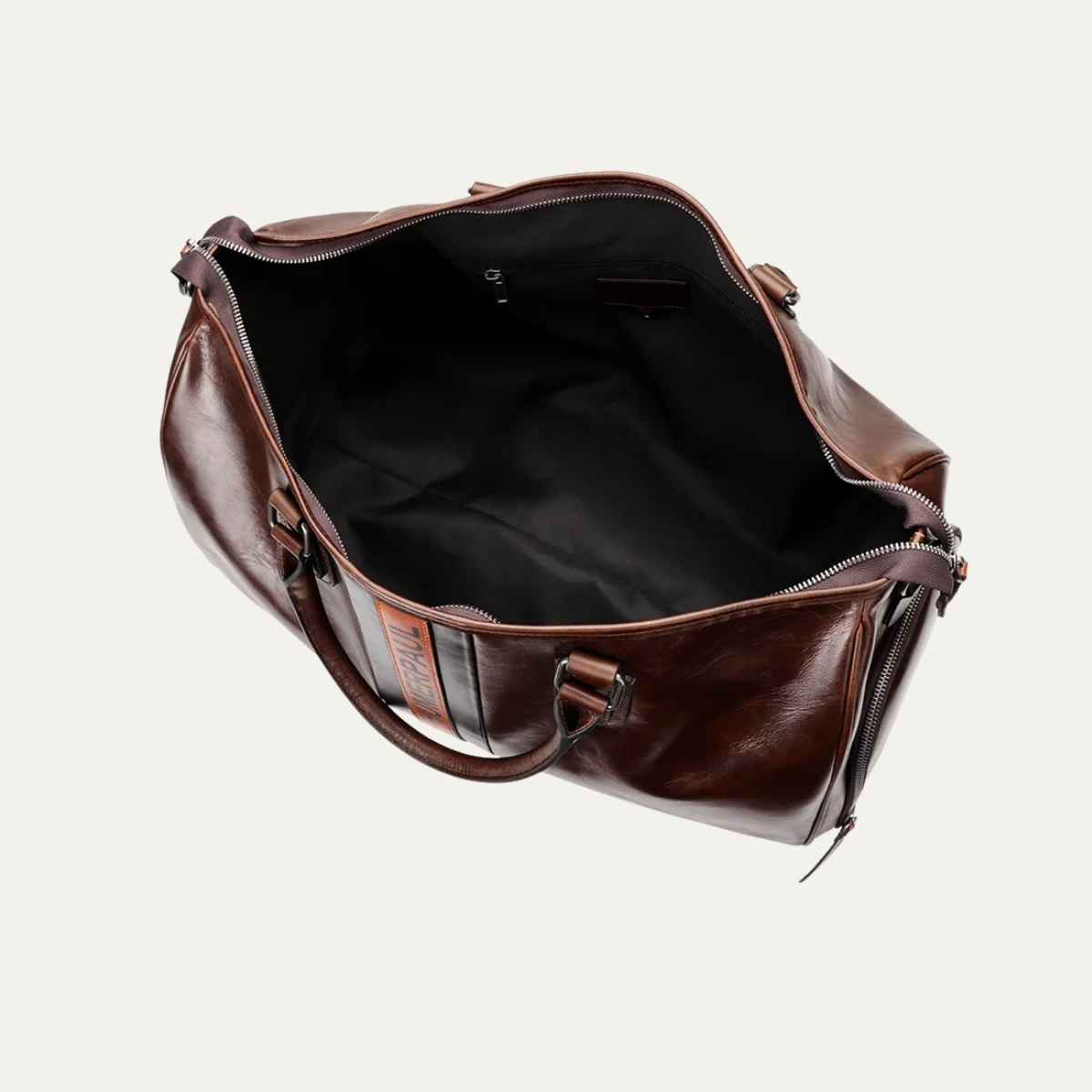 Men’s Large Weekend Leather Travel Duffle Bag