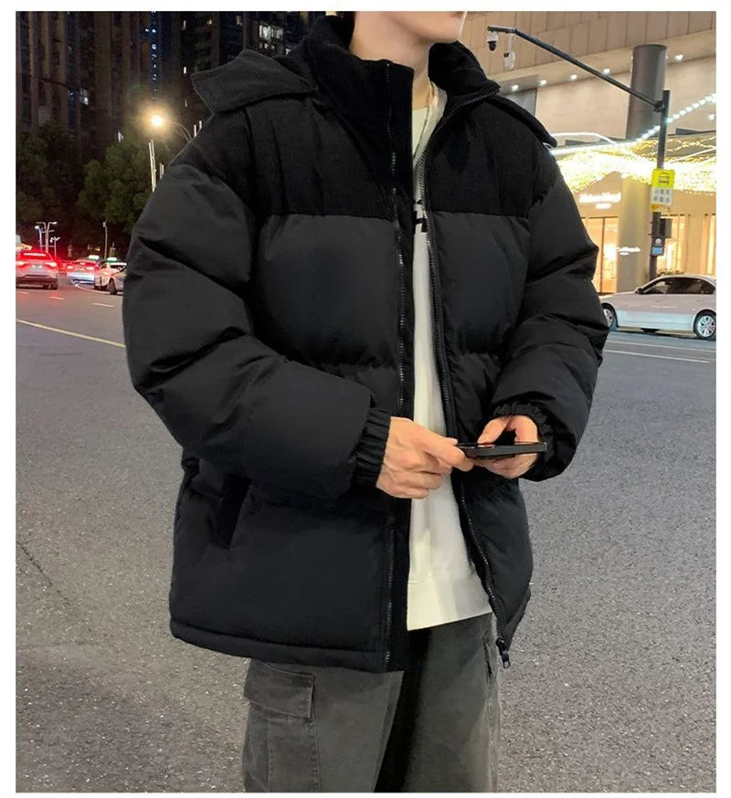 The Totnes Men's Quilted Hooded Puffer Jacket