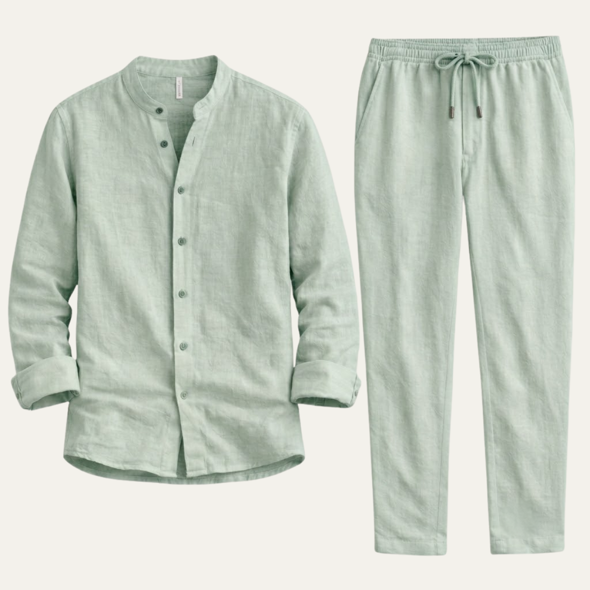 The Barolo Men’s Linen Shirt and Trousers Set – Trendy Two Piece Outfit