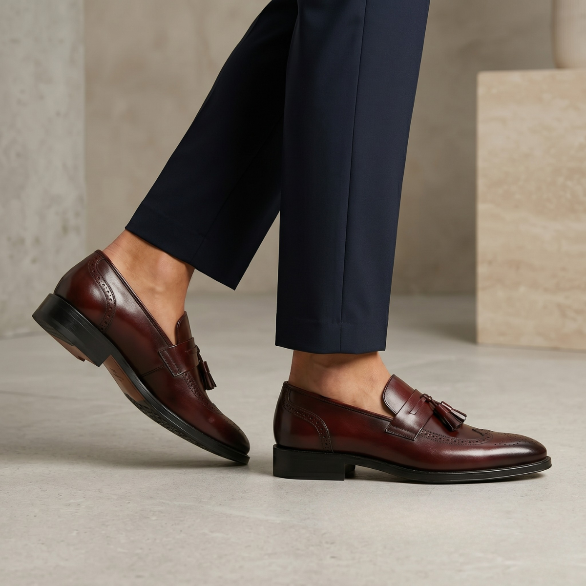 The Viareggio Men’s Leather Tassel Loafer