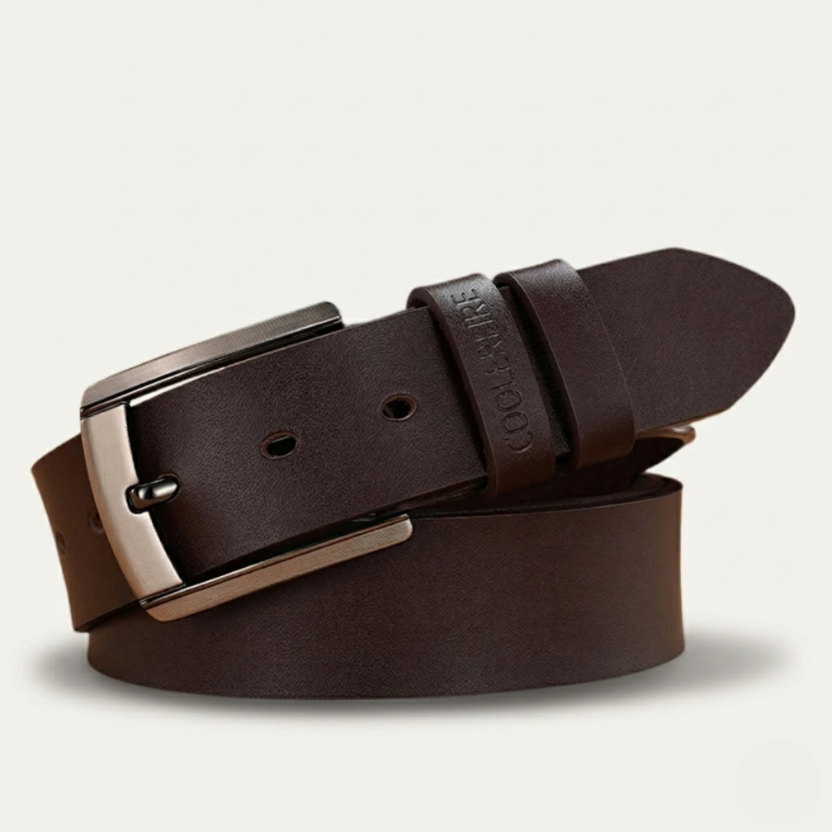 Men’s Casual Belt with Metal Pin Buckle