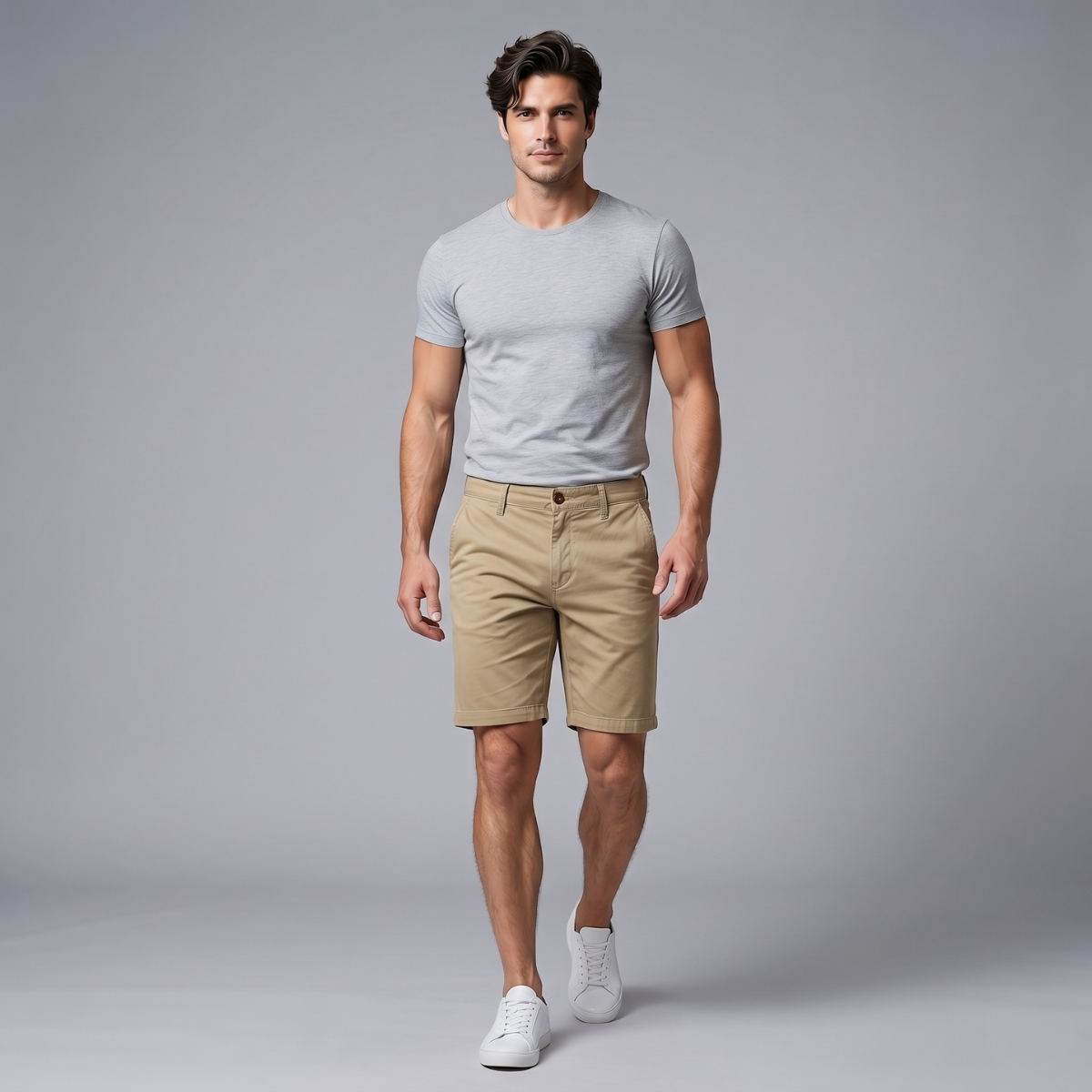 The Como Men’s Regular Fit Cotton Casual Shorts