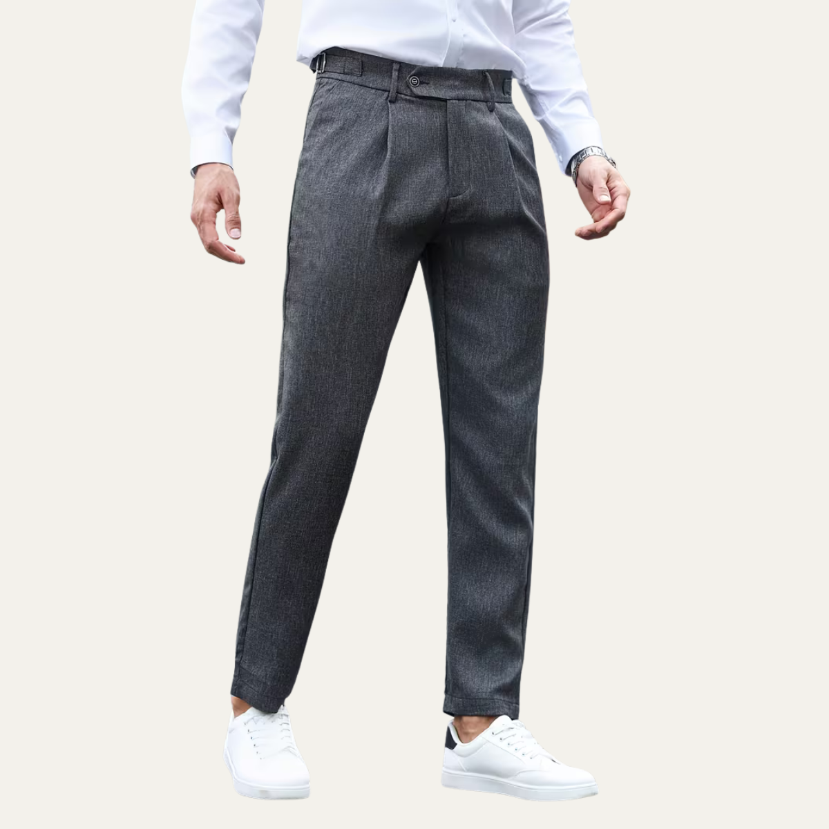 The Macedon Men’s Business Slim Fit Dress Trousers