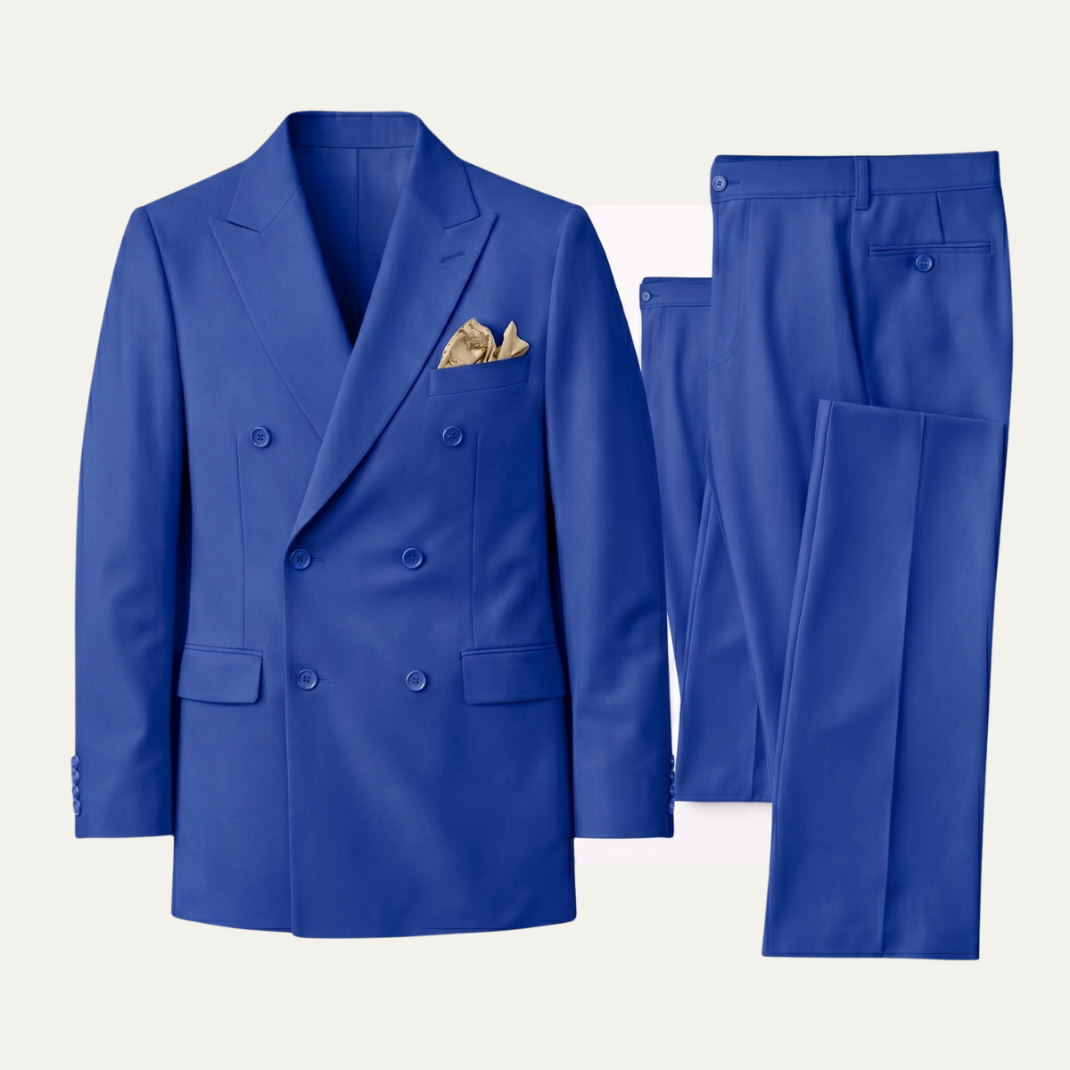 The Merano Men’s Double Breasted Suit – Elegant Formal Jacket and Trousers Set