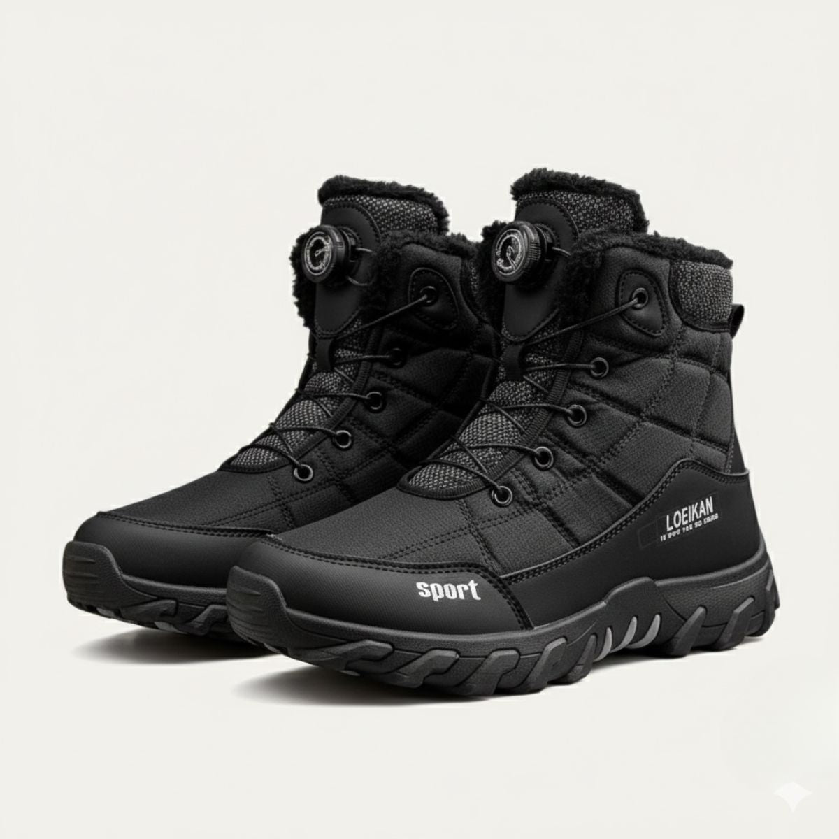 Northpark Men's Trendy Plush-Lined Winter Boots