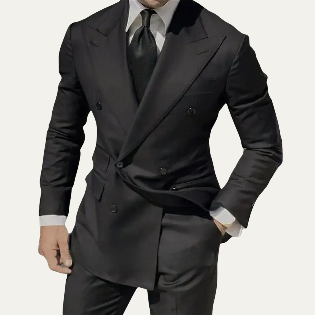 The Soverato Men’s Double Breasted Blazer – Slim Fit Jacket
